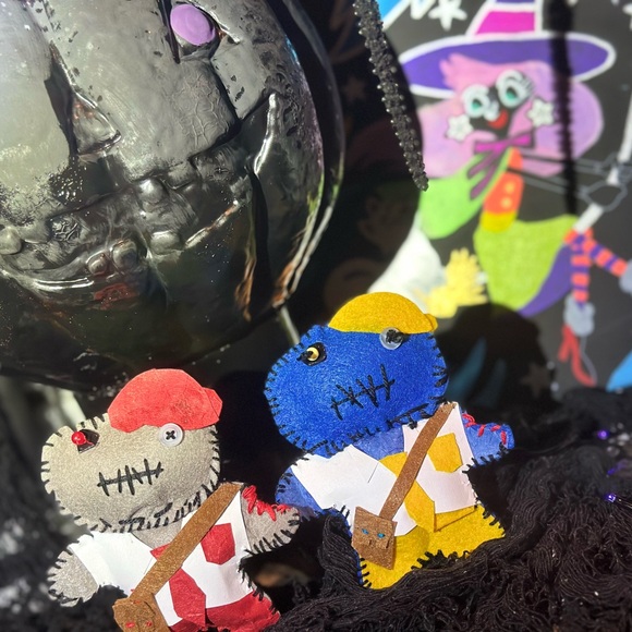 Hand made Zombies in your sports team colors for football season! Made to order. - Picture 2 of 13